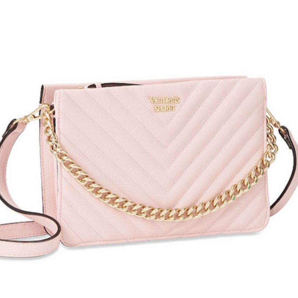 Victoria's Secret V-Quilt 24/7 Casual Crossbody Bag